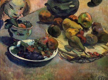 Früchte Post Impressionismus Paul Gauguin impressionistisches Stillleben Ölgemälde